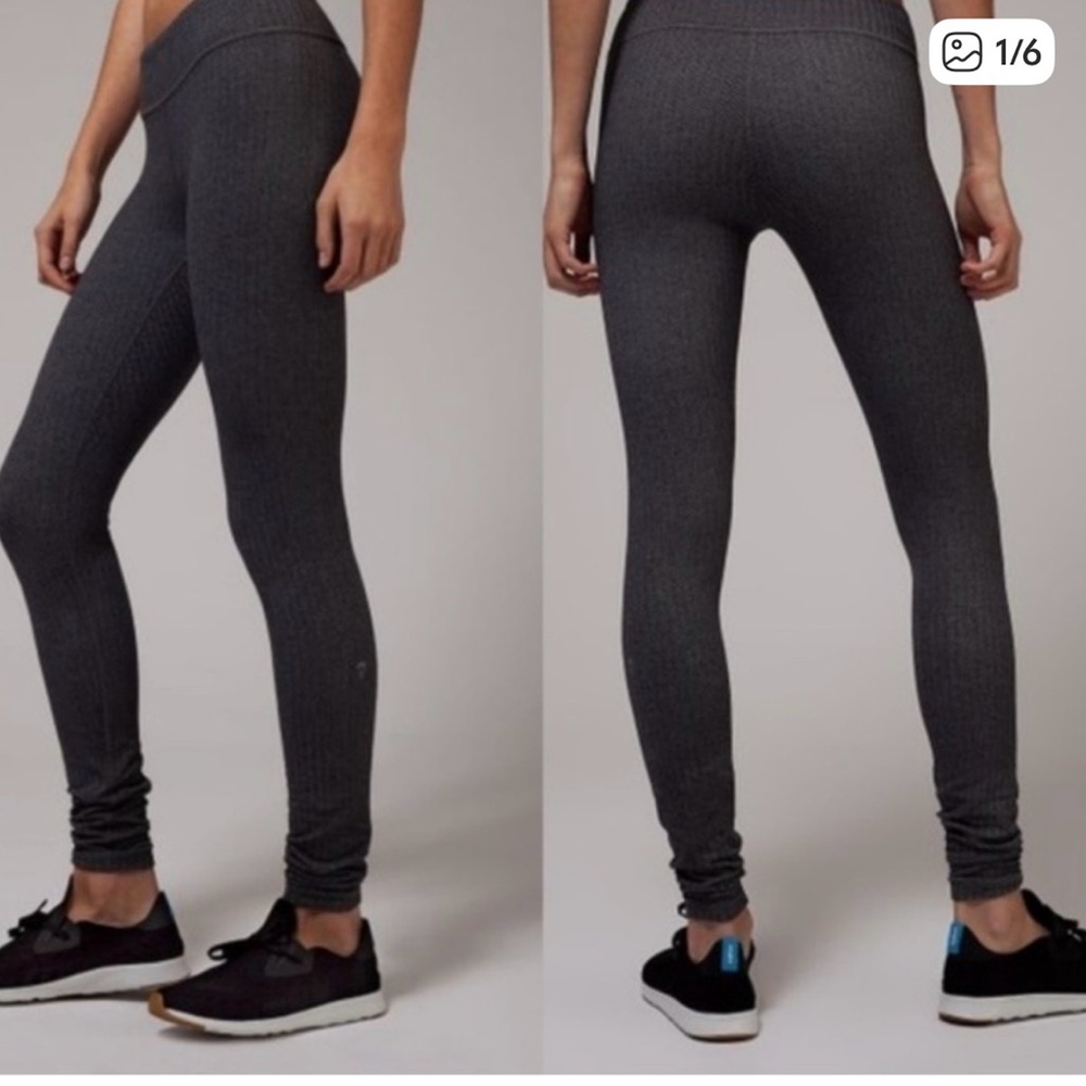 Ivivva by lululemon - Charcoal Herringbone WARM Leggings